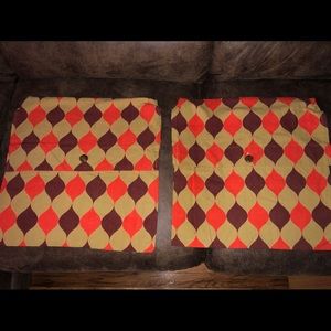 3 toss pillow covers (multicolored)